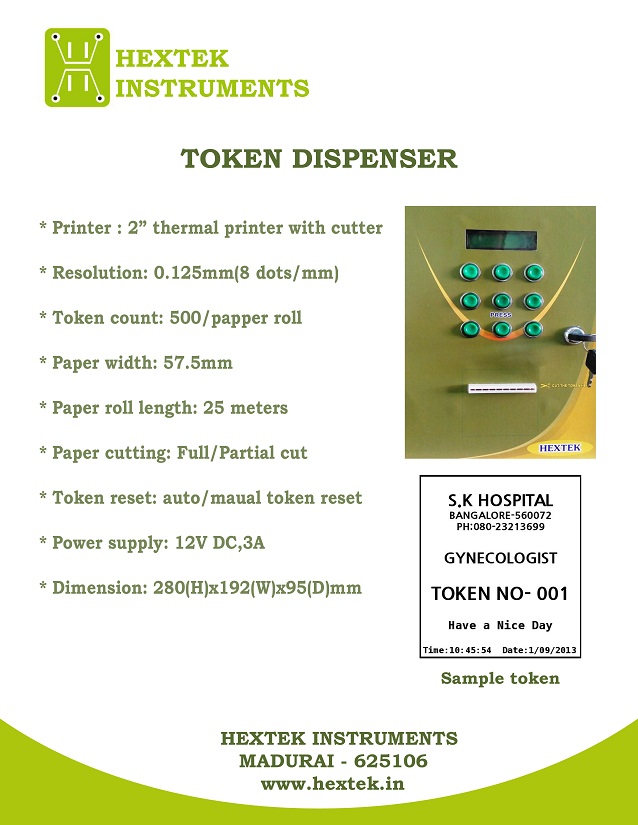 Token Dispenser - Multi Service